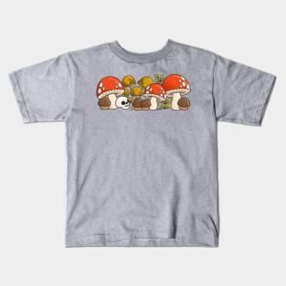 Skull Mushrooms Kids T-Shirt